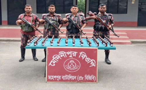 মহেশপুর সীমান্তে ভারতীয় মাদক ও ওষুধ জব্দ