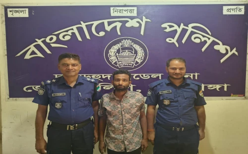 দামুড়হুদায় ৯ মামলার আসামি গিরি মণ্ডল আটক