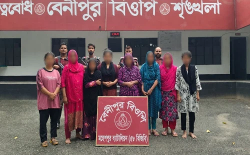অনুপ্রবেশকালে ৮ বাংলাদেশি নারী আটক