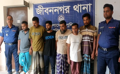 জীবননগরে ট্রান্সফরমার চোর চক্রের ৬ সদস্য গ্রেপ্তার