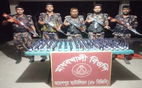 ১৭২ বোতল সিরাপ ও ৫০ পিস ওষুধ উদ্ধার