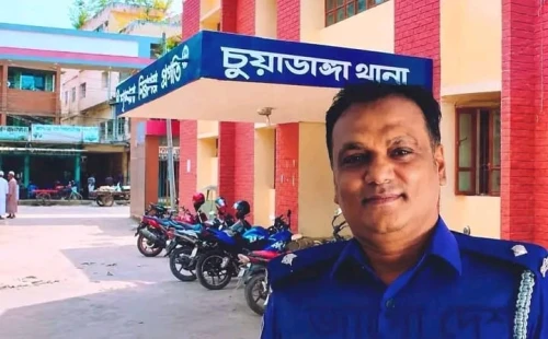চুয়াডাঙ্গার সদর থানার নতুন ওসি মারুফ রহমান