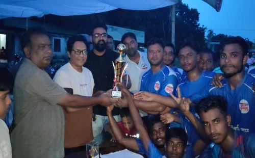 দামুড়হুদায় মাদক বিরোধী ফুটবল টুর্নামেন্ট