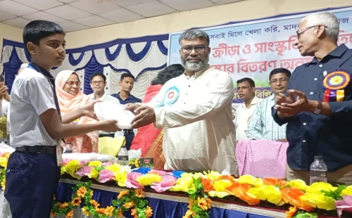 চুয়াডাঙ্গা ভি জে স্কুলে ক্রীড়া ও সাংস্কৃতিক প্রতিযোগিতার পুরস্কার বিতরণ অনুষ্ঠান