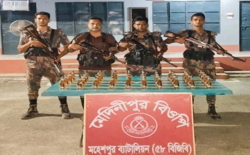 জীবননগর ও মহেশপুর সীমান্তে বিজিবির অভিযান