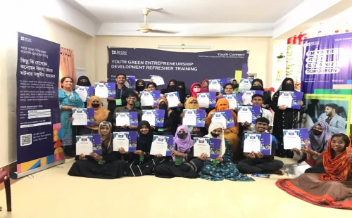 আলমডাঙ্গায় যুব সবুজ উদ্যোক্তা উন্নয়ন রিফ্রেশার প্রশিক্ষণ