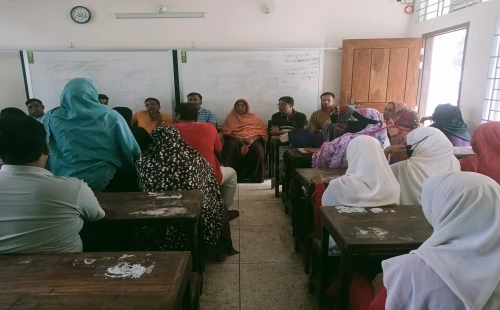 আন্দুলবাড়ীয়ায় শিক্ষার মানোন্নয়নে অভিভাবক সমাবেশ
