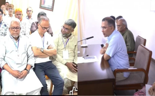 চুয়াডাঙ্গা, মেহেরপুর ও নাটোরের বিএনপি নেতাদের সঙ্গে তারেক রহমানের বৈঠক
