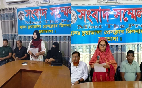 আদালতে দেওয়ানি মামলা চলাকালেই আলমডাঙ্গায় বসতবাড়ি ঘিরে পাল্টাপাল্টি সংবাদ সম্মেলন
