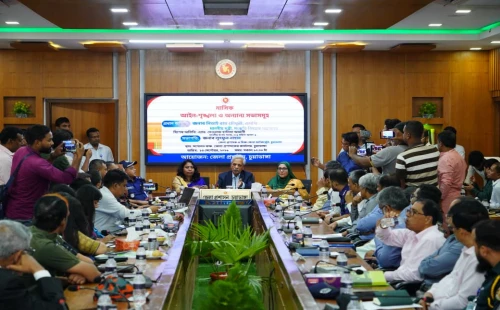 চুয়াডাঙ্গায় আইনশৃঙ্খলা কমিটির সভায় সংস্কৃতি বিষয়ক মন্ত্রী নিতাই রায় চৌধুরী