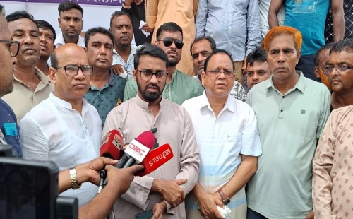 ঝিনাইদহে মতবিনিময় সভায় প্রধানমন্ত্রীর রাজনৈতিক সহকারী রাশেদ খান