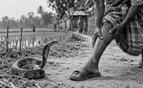 আলমডাঙ্গায় সাপের কামড়ে একজনের মৃত্যু