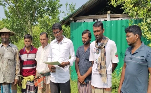 চুয়াডাঙ্গা গহেরপুরে জমির মালিকসহ ১০ জনের নামে মিথ্যা
