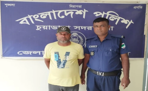 চুয়াডাঙ্গায় নিষিদ্ধ সংগঠন যুবলীগের নেতা গ্রেপ্তার