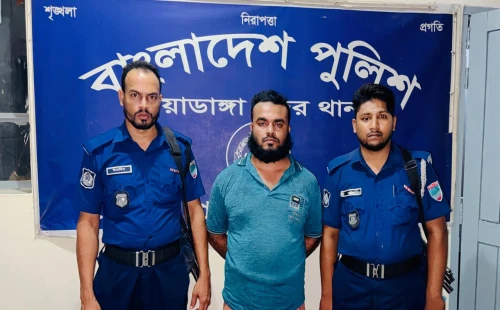 চুয়াডাঙ্গায় বিস্ফোরক আইনের মামলায় আলামিন গ্রেপ্তার