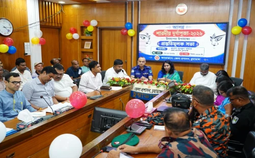 আসন্ন শারদীয় দুর্গাপূজা উদ্যাপনে চুয়াডাঙ্গায় প্রস্তুতিমূলক সভা
