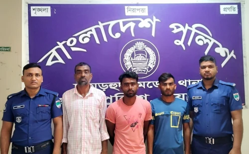 দামুড়হুদায় হত্যা মামলার আসামিসহ গ্রেপ্তার ৫
