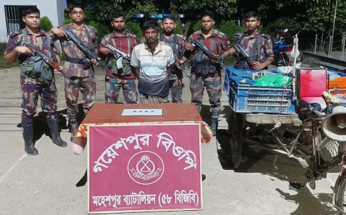 ৪ পিস স্বর্ণের বারসহ একজন আটক
