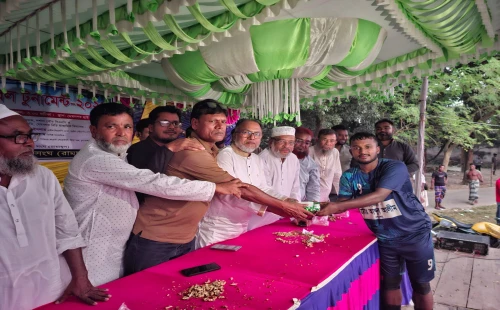 দর্শনায় রামাযুস আয়োজিত হাসান স্মৃতি ফুটবল টুর্নামেন্ট