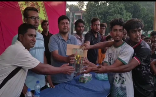 ভাংবাড়ীয়ায় ফুটবল টুর্নামেন্টের ফাইনাল
