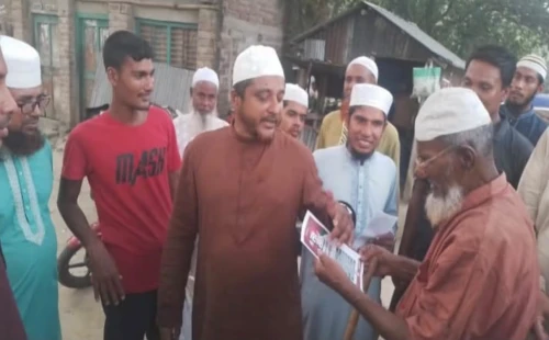 আলমডাঙ্গার বেলগাছি ইউনিয়নের বিভিন্ন রাস্তা পরির্দশন ও জনসাধারণের সঙ্গে এমপি রাসেলের কুশল বিনিময়