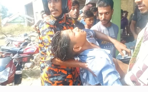 দর্শনায় মোটরসাইকেল-পাখিভ্যানের সংঘর্ষে আহত ৪
