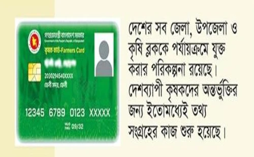 চার বছরে ২ কোটি ৪০ লাখ কৃষক কার্ড দেবে সরকার