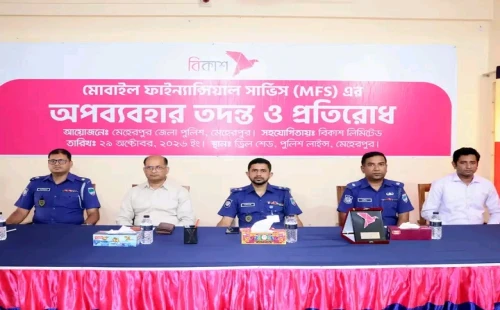 মোবাইল ফাইন্যান্সিয়াল সার্ভিসের অপব্যবহার তদন্ত ও প্রতিরোধ বিষয়ক সেমিনার