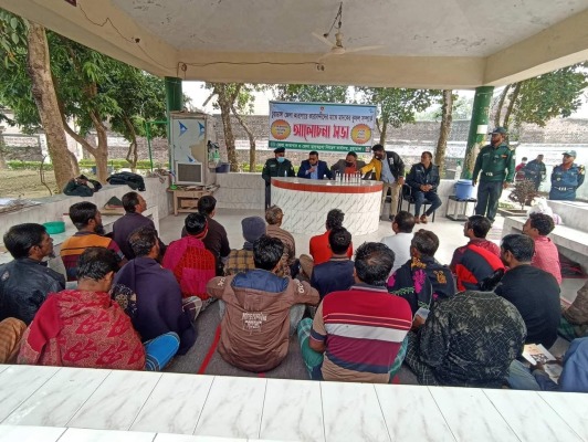 চুয়াডাঙ্গায় কারাবন্দীদের সাথে মাদকের কুফল নিয়ে আলোচনা সভা