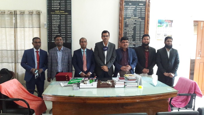 চুয়াডাঙ্গা সরকারি কলেজের নবনির্বাচিত শিক্ষক পরিষদের দায়িত্বভার গ্রহণ