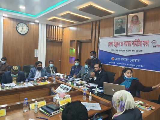 উন্নয়নমূলক কাজে কোনোভাবেই ওভারলেপিং হতে দেয়া যাবে না:জেলা প্রশাসক আমিনুল ইসলাম খান