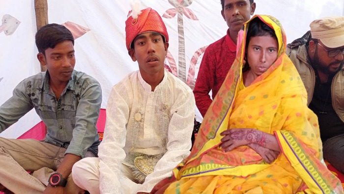 চুয়াডাঙ্গায় দুই প্রতিবন্ধীর বিবাহ সম্পন্ন