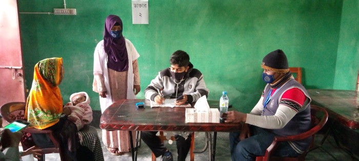 আন্দুলবাড়ীয়ায় মা ও শিশুবিষয়ক স্বাস্থ্য ক্যাম্প অনুষ্ঠিত