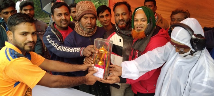 মুজিবনগরে মোটর শ্রমিক ইউনিয়নের ফুটবল খেলা অনুষ্ঠিত
