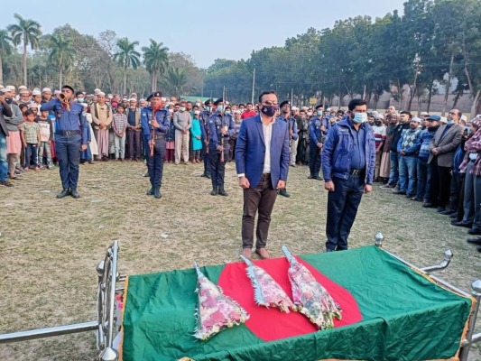 দর্শনায় বীর মুক্তিযোদ্ধা মোতালেব খাঁনের ইন্তেকাল : রাষ্ট্রীয় মর্যাদায় দাফন