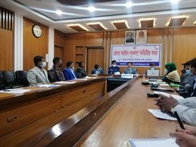এ জেলার মানুষের সাথে আমার রিক্ততার সম্পর্ক গড়ে উঠেছে; আইনশৃঙ্খলা কমিটির মাসিক সভায় ডিসি নজরুল ইসলাম সরকার