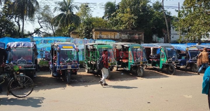 ইজিবাইকের দখলে জীবননগরের সব সড়ক!