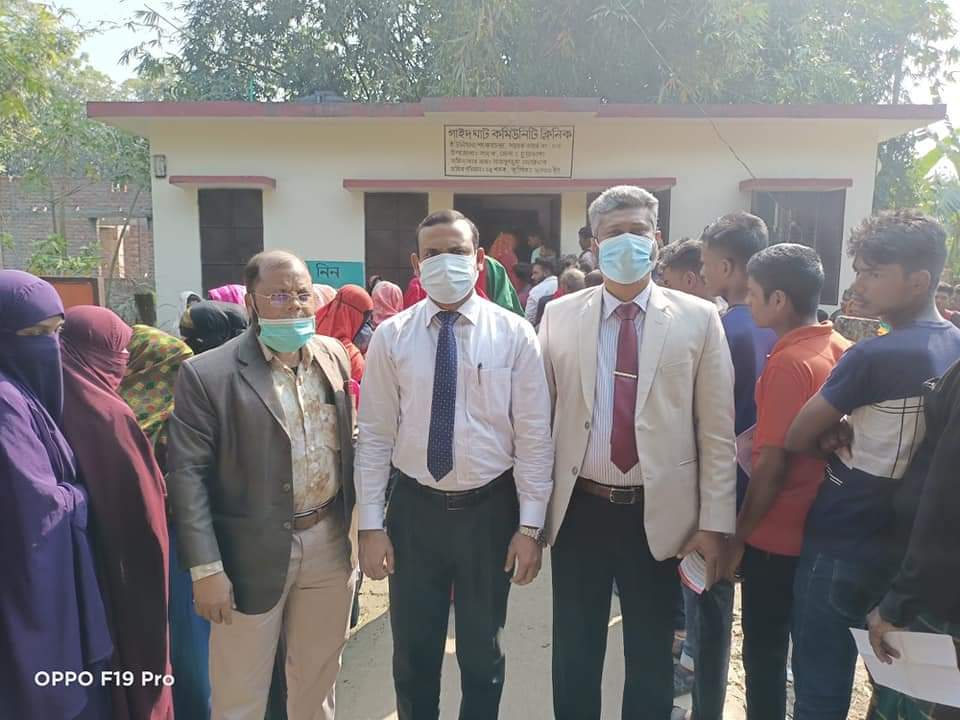 চুয়াডাঙ্গা ও মেহেরপুরে দিনভর গণটিকা কার্যক্রম সম্পন্ন
