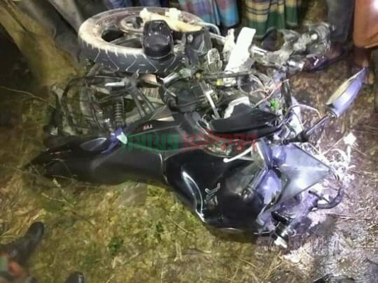 দামুড়হুদার জয়রামপুরে  আলমসাধু ও মোটরসাইকেলের মুখোমুখি সংঘর্ষে ২ জন নিহত