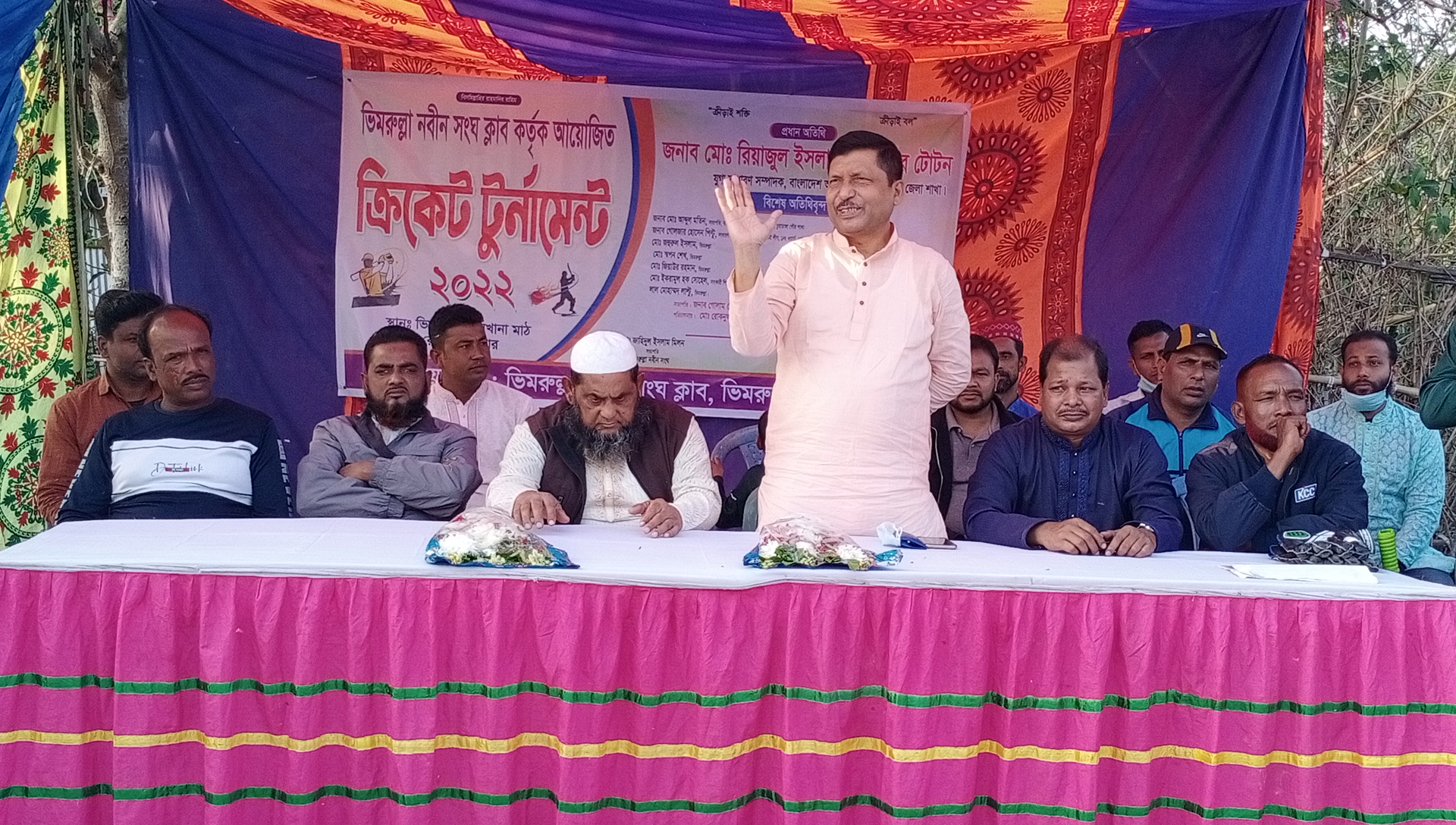 চুয়াডাঙ্গায় ক্রিকেট টুর্নামেন্টের উদ্বোধন