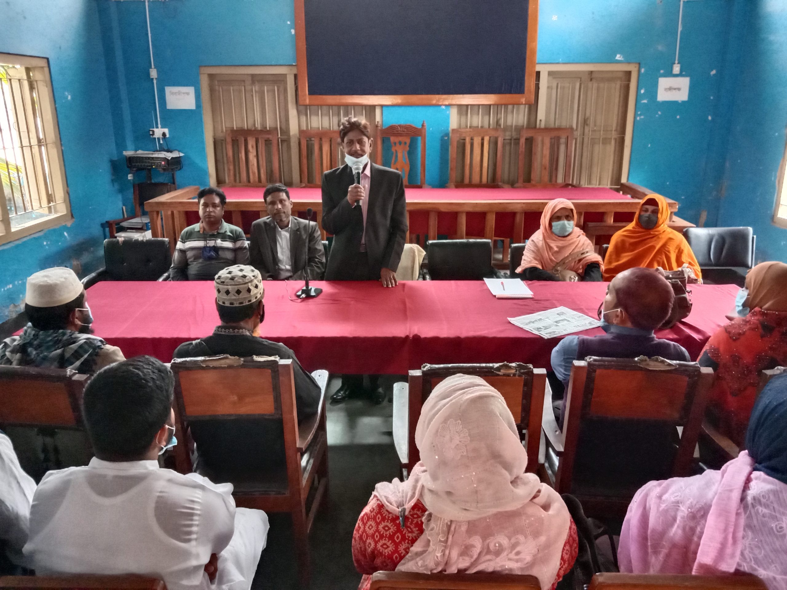 দামুড়হুদার হাউলী ইউনিয়ন পরিষদে মতবিনিময় সভা