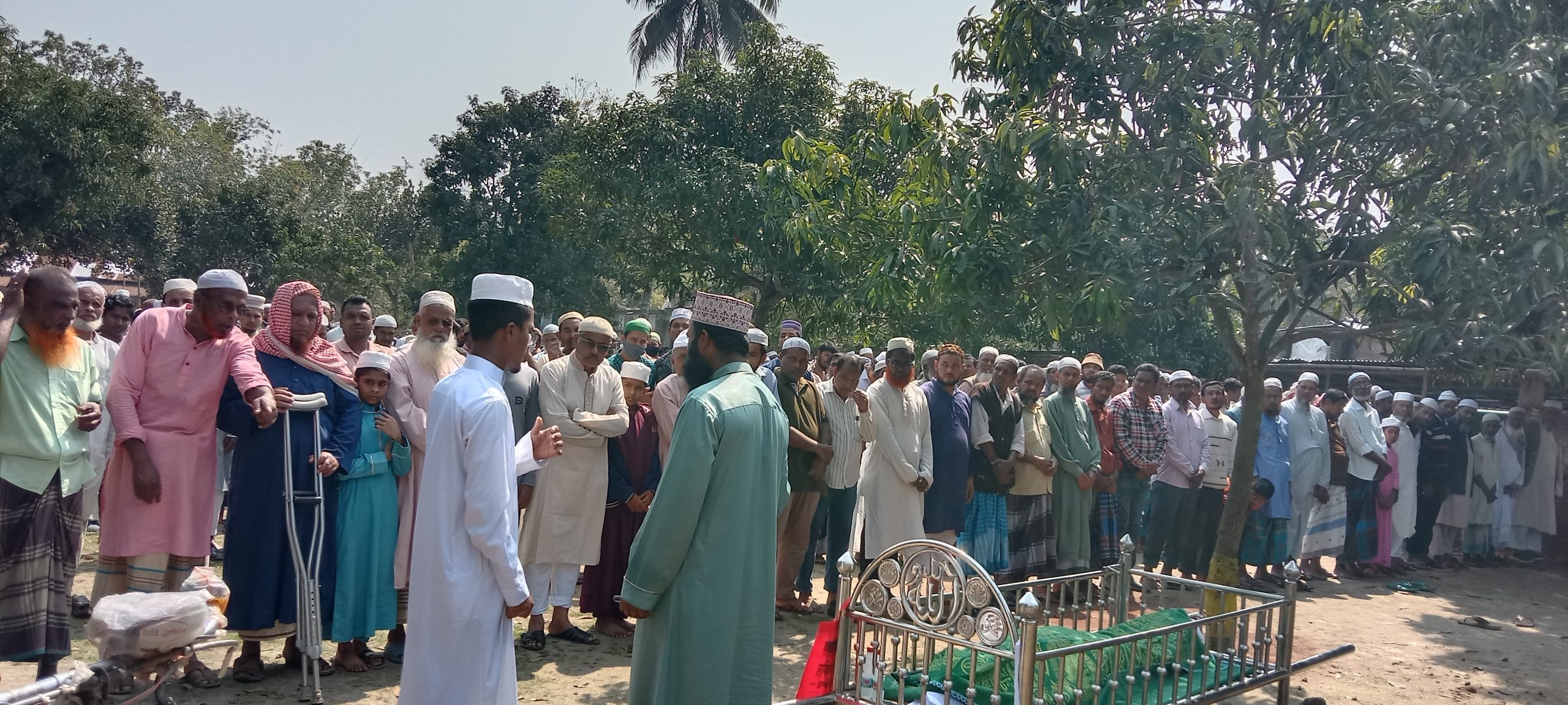আন্দুলবাড়ীয়ায় সাবেক মেম্বার রমজান আলীর মৃত্যু, দাফন সম্পন্ন