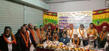 মোহাম্মদী শপিং কমপ্লেক্স মার্কেটের ৩ বছর মেয়াদী কমিটির অভিষেক সম্পন্ন