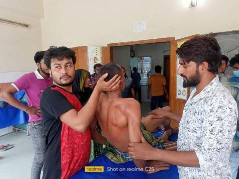 চুয়াডাঙ্গায় তুচ্ছ ঘটনায় কৃষককে কুপিয়ে জখম