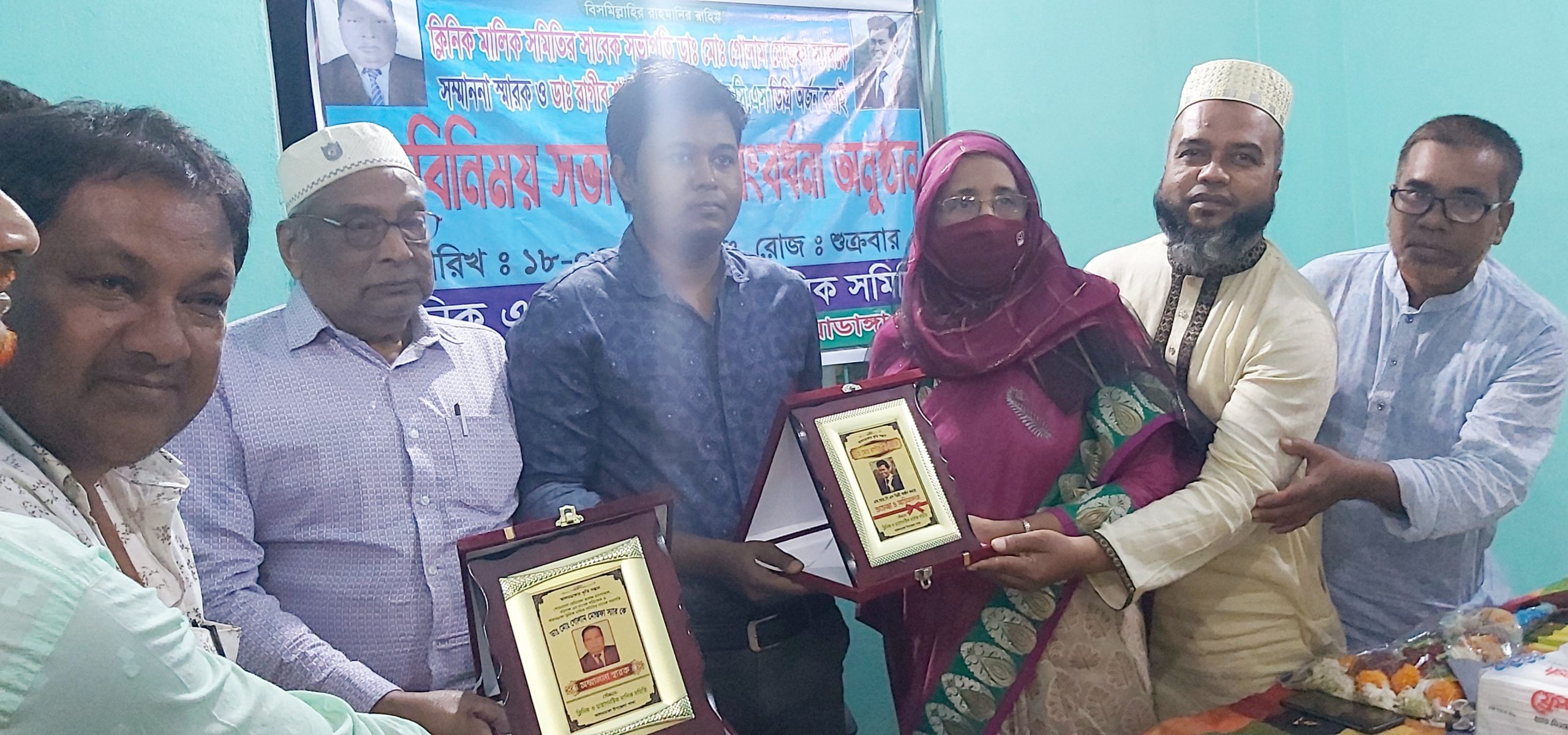আলমডাঙ্গায় ডা রাগীব শাহরিয়ারকে সংবর্ধনা প্রদান