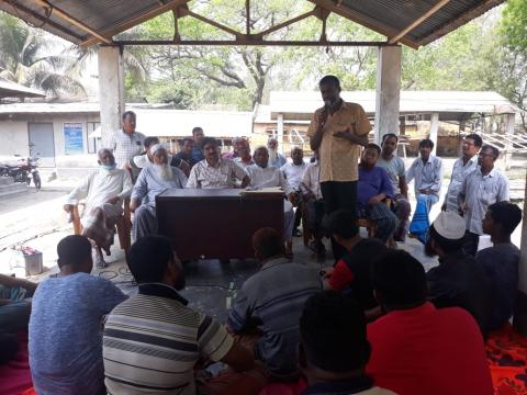 মেহেরপুর বারাদীতে বাজার কমিটি গঠন