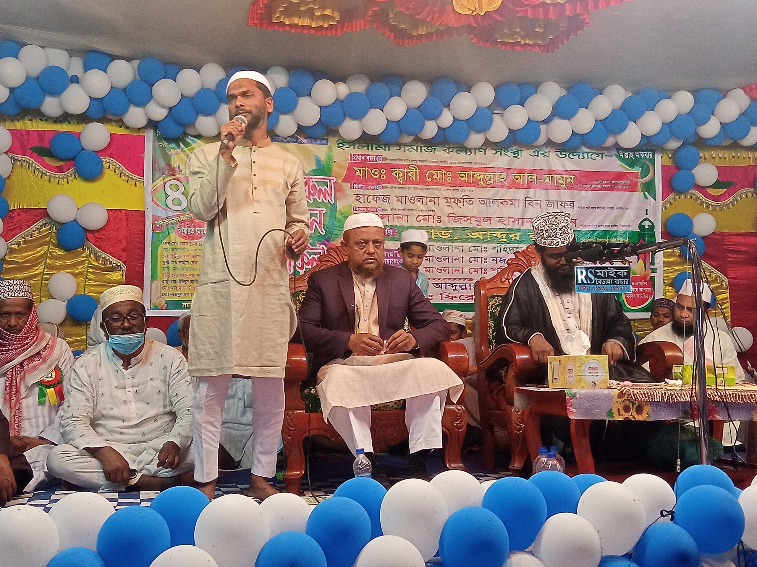 ঝিনাইদহের উত্তর নারায়ণপুর ওয়াজ মাহফিল অনুষ্ঠিত