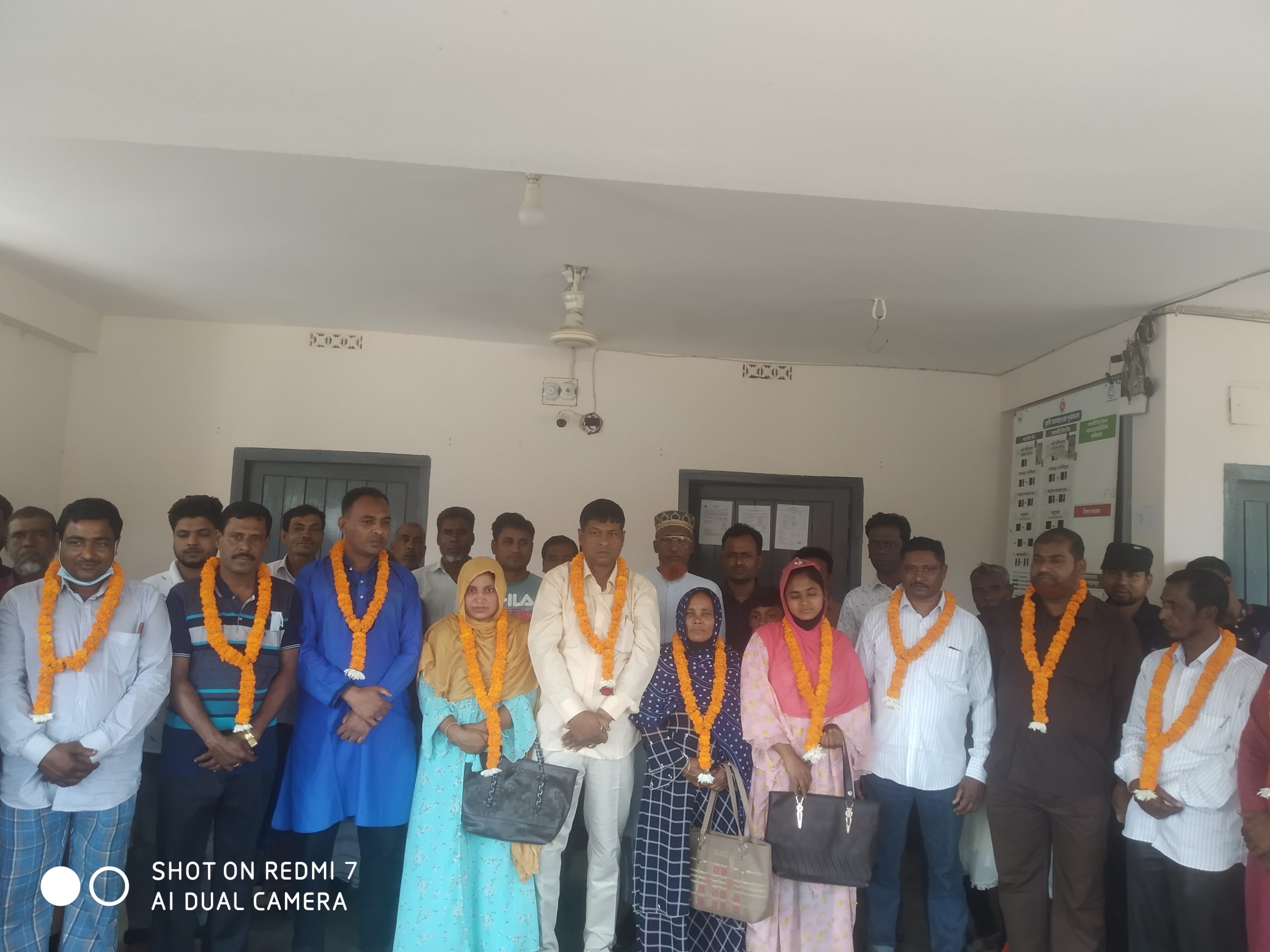 তিতুদহ ইউপির দায়িত্ব গ্রহণকালে নবনির্বাচিত চেয়ারম্যান শুকুর আলী