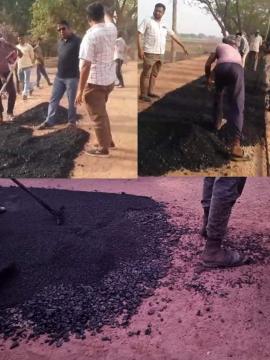 গাংনীর সড়ক সংস্কার কাজে অনিয়ম