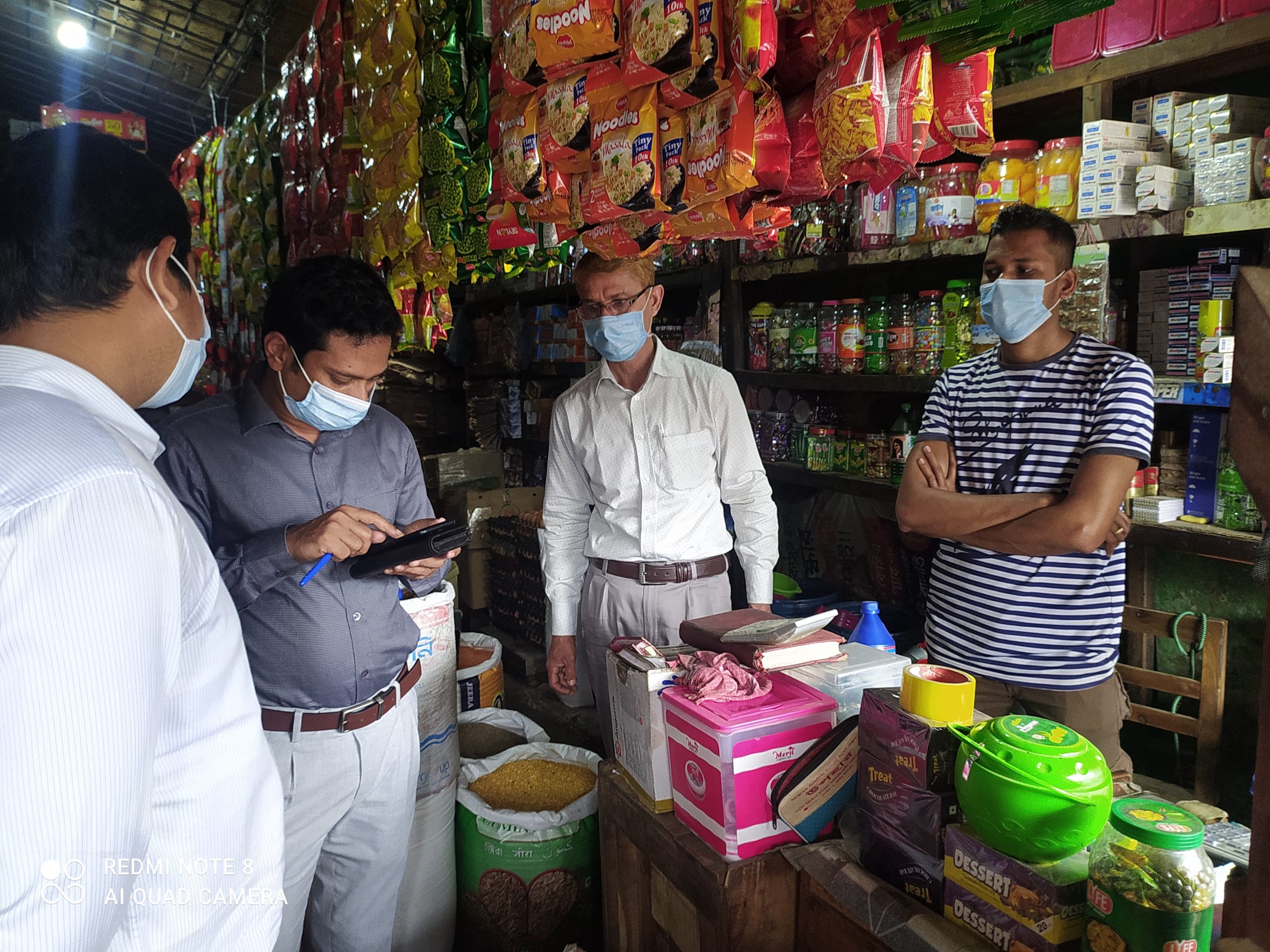জীবননগরে ভ্রাম্যমাণ আদালতে ব্যবসায়ীর জরিমানা